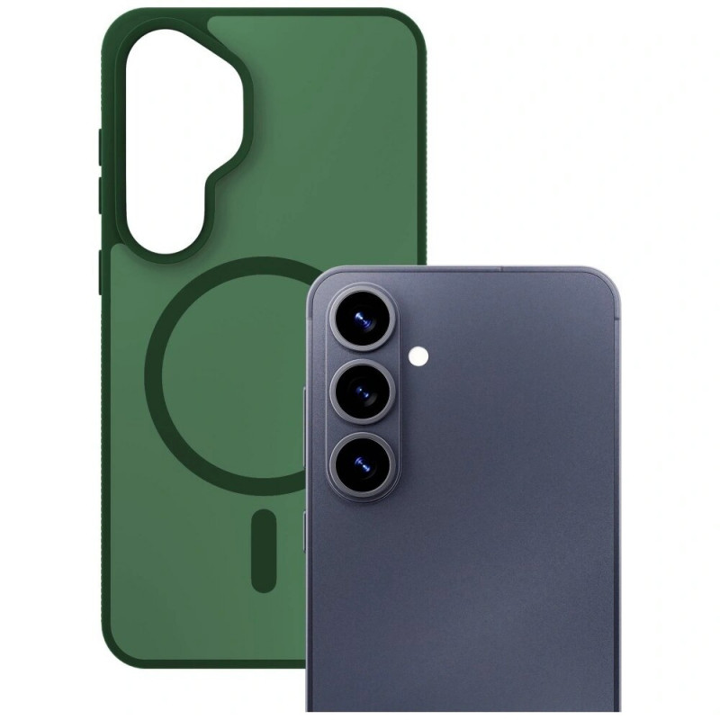 3MK Smoke MagCase do Samsung Galaxy S26+, zielony