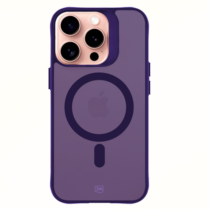 3MK Smoke MagCase do Apple iPhone 16 Pro Max, fioletowy