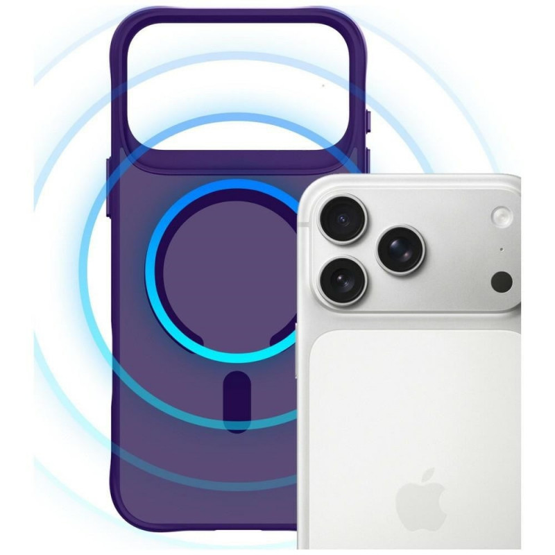 3MK Smoke MagCase do Apple iPhone 17 Pro, fioletowy