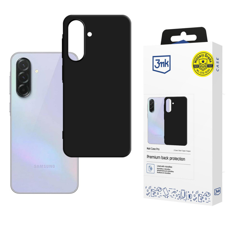 Etui na smartfona 3MK Matt Case Pro Samsung Galaxy A37, czarny