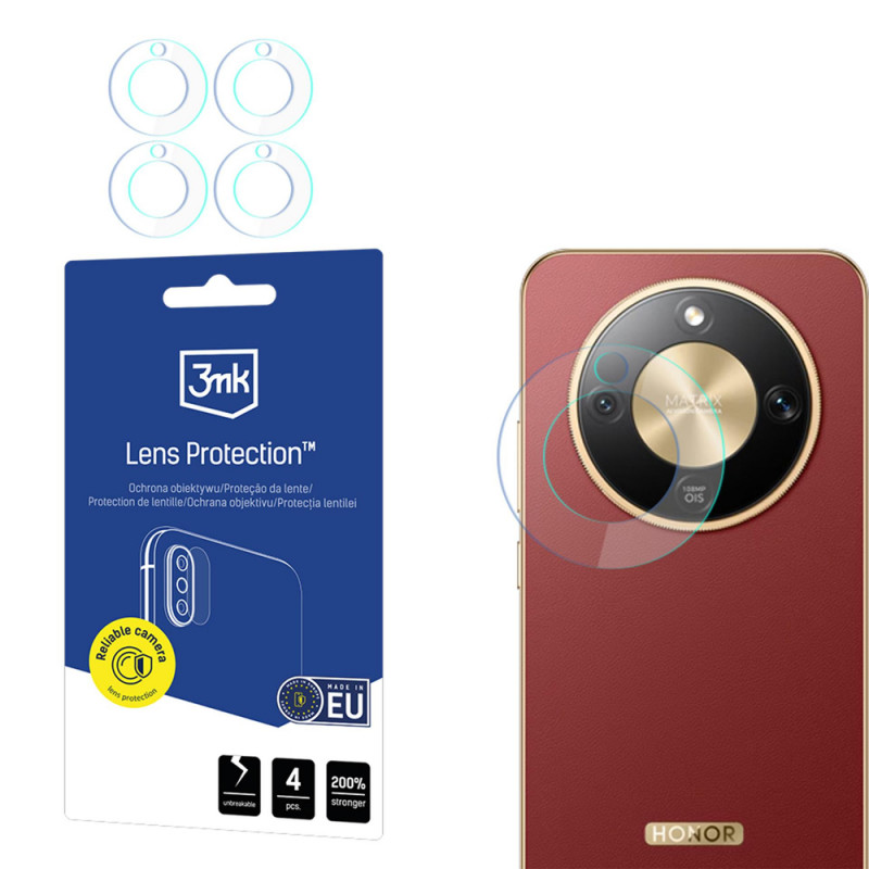3MK Lens Protection ochraniacz na obiektyw aparatu Honor Magic8 Lite (4 szt.)