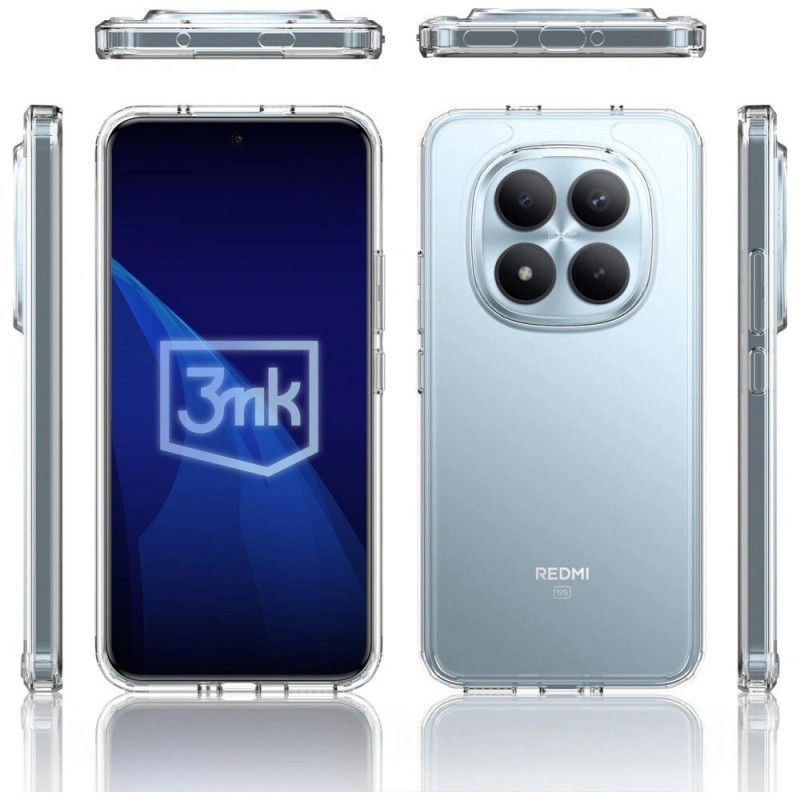 Etui na smartfona 3MK Armor Case Xiaomi Redmi Note 15 Pro 4G, przezroczyste
