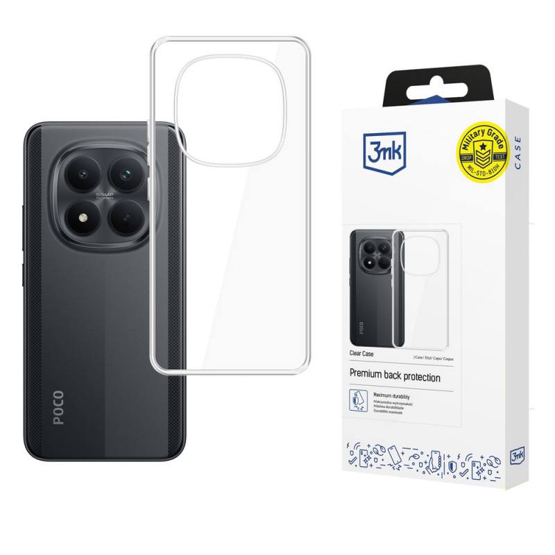 Etui 3MK Clear Case do Xiaomi Poco M8 Pro 5G, przezroczyste