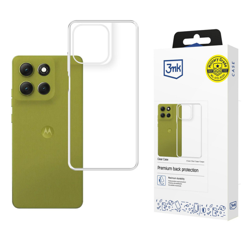 Etui 3MK Clear Case do Motorola Moto G86 / G86 Power, przezroczyste