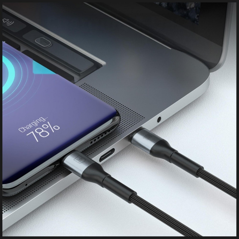 Kabel 3MK Hyper Cable N-SERIES USB-C do USB-C, 3 m, 100 W, czarny