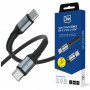 Kabel 3MK Hyper Cable N-SERIES USB-C do USB-C, 3 m, 240 W, czarny