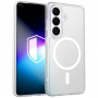 Etui na smartfona 3MK Misty MagCase Samsung Galaxy S26, kompatybilne z MagSafe, białe