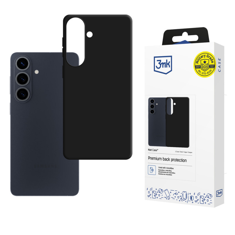3MK Matt Case Samsung Galaxy S26 FE, czarny