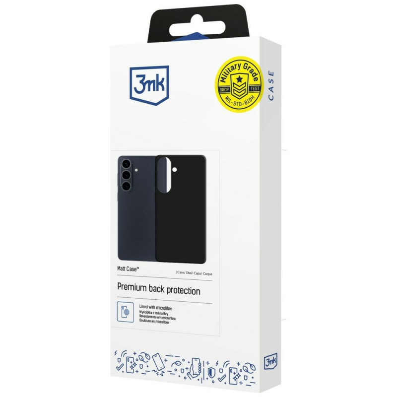 3MK Matt Case Samsung Galaxy S26 FE, czarny