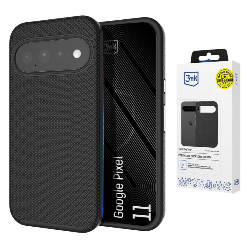 3MK Fortis MagCase Google Pixel 11, czarny