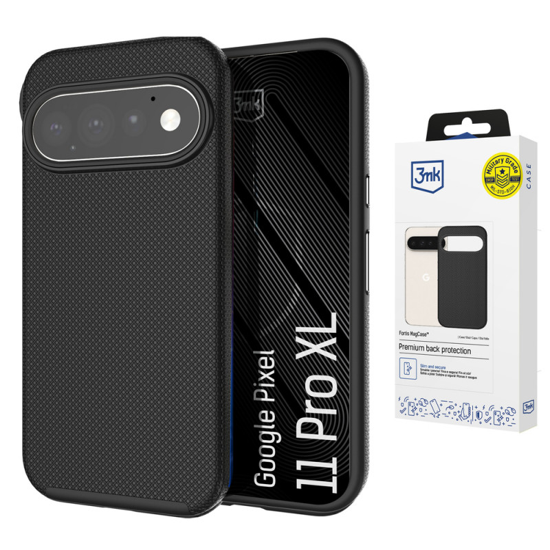 3MK Fortis MagCase Google Pixel 11 Pro XL, czarny