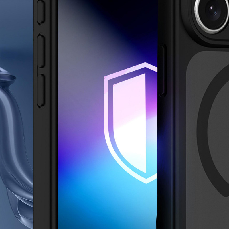 Etui na telefon 3MK Misty MagCase Apple iPhone 17 Pro Max / 18 Pro Max, czarne