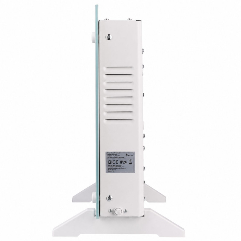 Inteligentny grzejnik panelowy szklany Extralink LPL-23A-WH, 2000 W, WiFi, biały