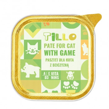 TILLO Pate Game mokra karma dla kotów, 100 g