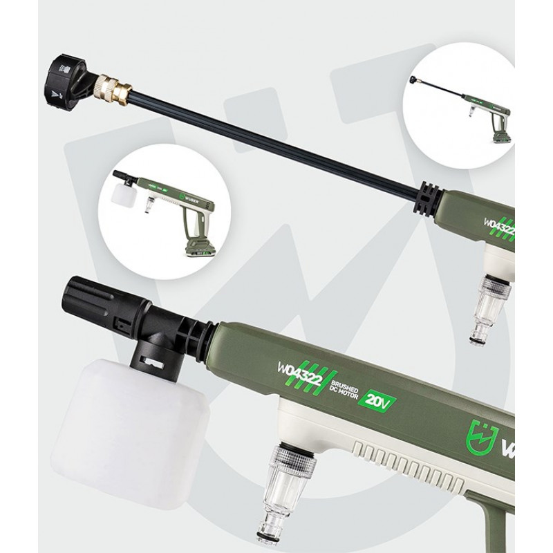 Wuber W04322 Myjka ciśnieniowa bezprzewodowa, 20 V, 300 l/h