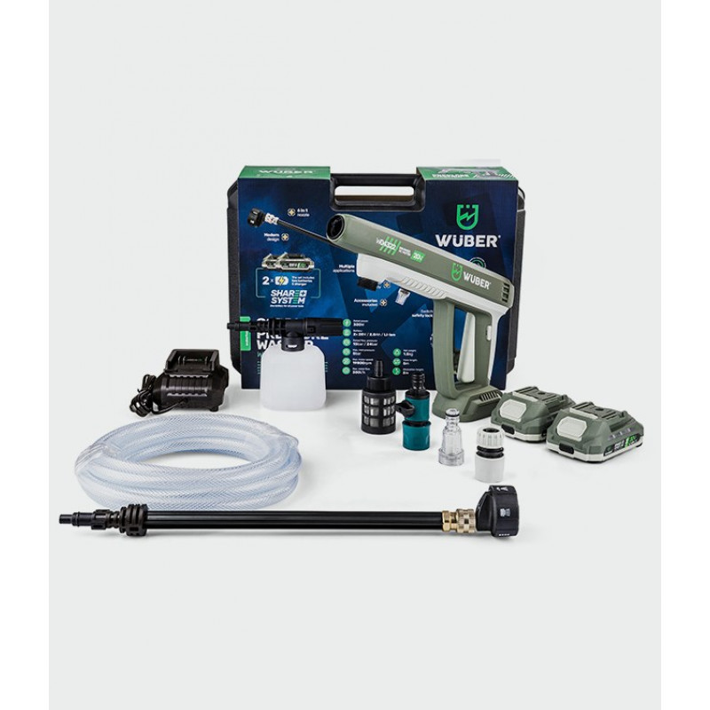Wuber W04322 Myjka ciśnieniowa bezprzewodowa, 20 V, 300 l/h