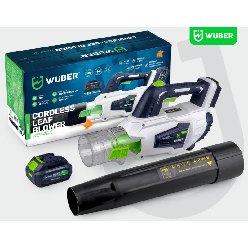 Dmuchawa bezprzewodowa Wuber W04400, 20 V, 160 km/h