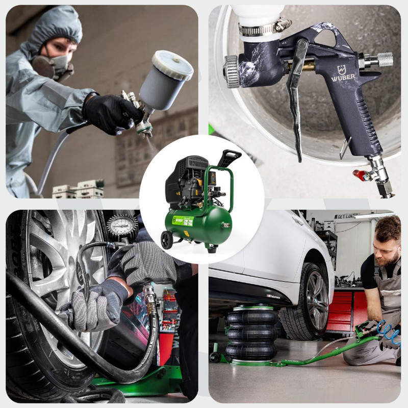 Wuber W54001 Kompresor olejowy, 24 L