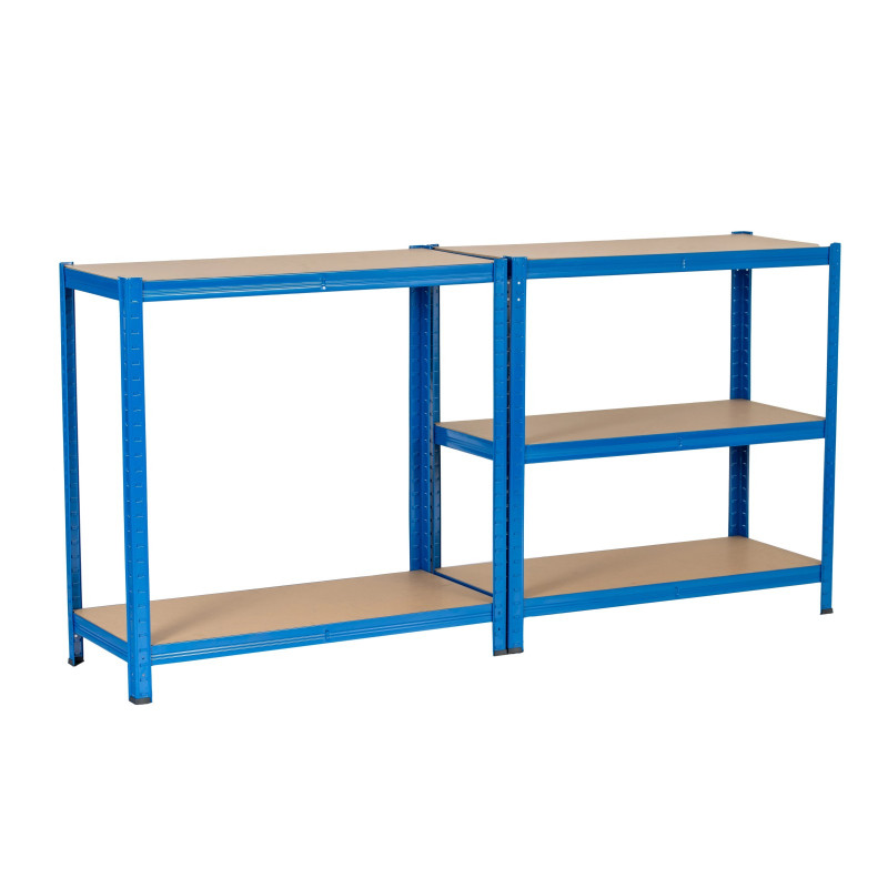 Regał metalowy Extralink 180x90x40, niebieski