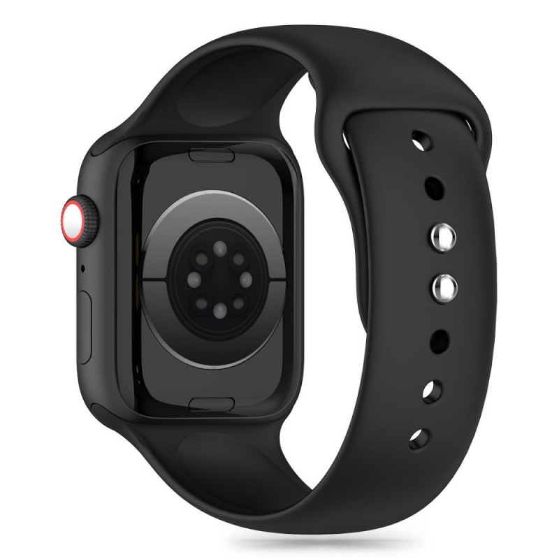 Tech-Protect pasek silikonowy do Apple Watch 4/5/6/7/8/9/SE i Ultra 1/2 (42/44/45/49 mm), czarny