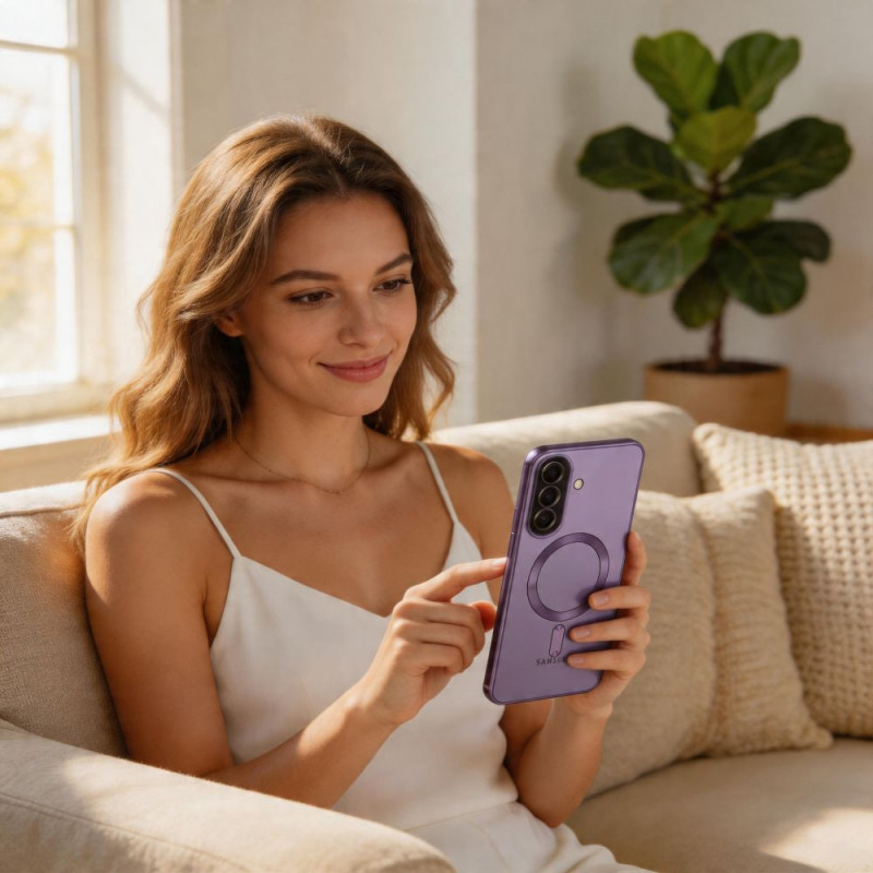 Etui Tech-Protect MagFlex MagSafe Samsung Galaxy A37 5G, Cobalt Violet