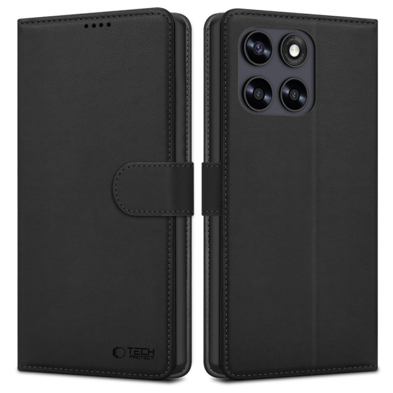 Etui Tech-Protect Wallet Motorola Moto G67 / G77, czarny