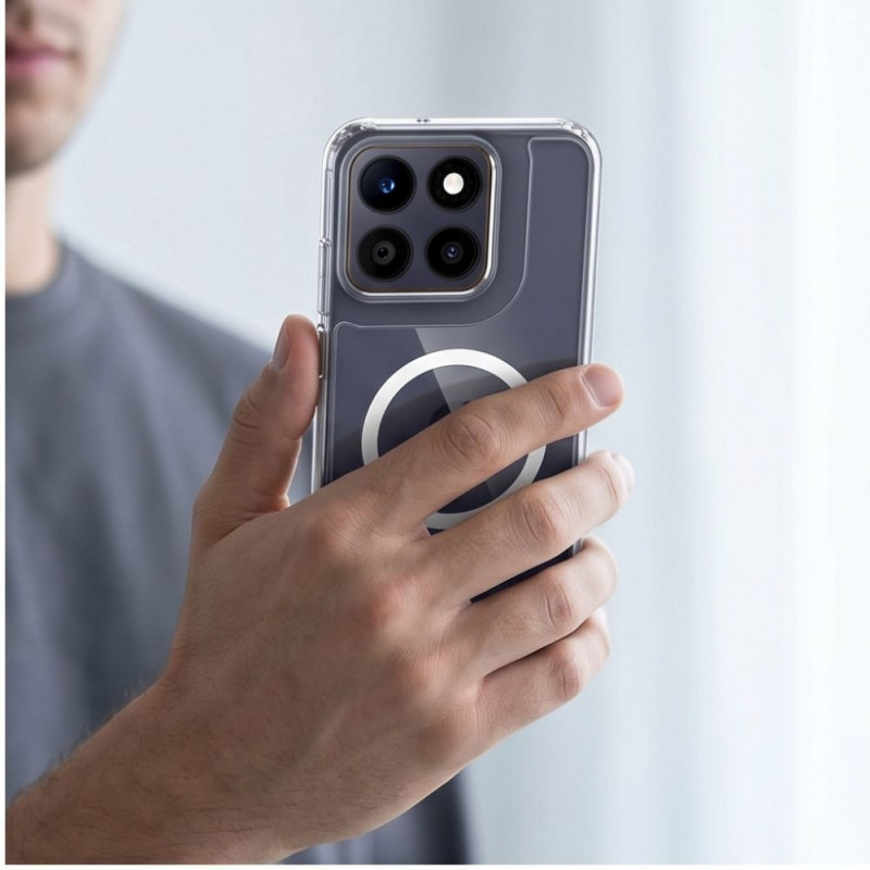 Etui Tech-Protect FlexAir Hybrid MagSafe do Motorola Edge 70 Fusion / Fusion+ 5G, przezroczyste