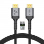 Kabel HDMI 2.1 Tech-Protect UltraBoost THP5553, 4K 120Hz, 8K 60Hz, 100 cm, czarny