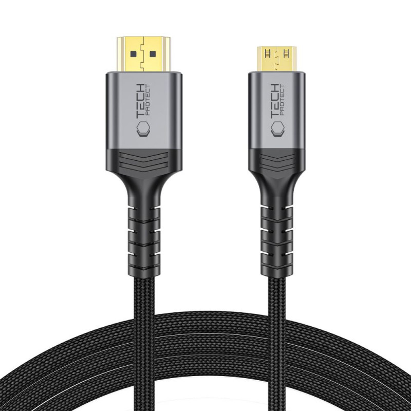 Tech-Protect UltraBoost Mini kabel HDMI do HDMI 2.1, 8K 60Hz, 200 cm, czarny