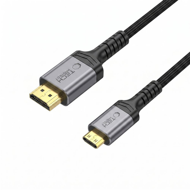 Tech-Protect UltraBoost Mini kabel HDMI do HDMI 2.1, 8K 60Hz, 200 cm, czarny