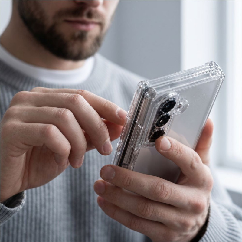 Etui hybrydowe Tech-Protect FlexAir Hybrid do Samsung Galaxy Z Fold 8 Ultra, przezroczyste