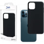 Etui na smartfona 3MK Matt Case Apple iPhone 12/12 Pro, czarne