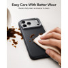 Etui ESR Leather Kickstand MagSafe ze skórzanym wykończeniem dla Apple iPhone 17 Pro Max / 18 Pro Max, czarne