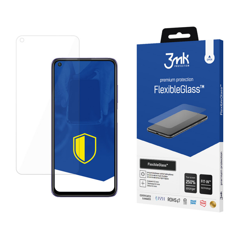 Szkło hybrydowe do ekranu 3MK FlexibleGlass dla Redmi Note 9T 5G