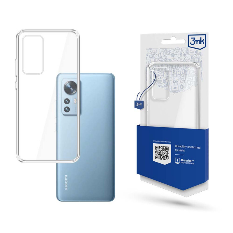 Etui 3MK Clear Case Xiaomi 12/12X, przezroczyste