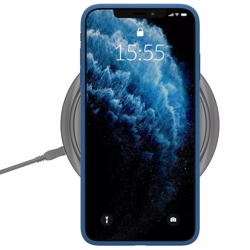 3MK Matt Case etui na telefon Apple iPhone 14, niebieskie (blueberry)
