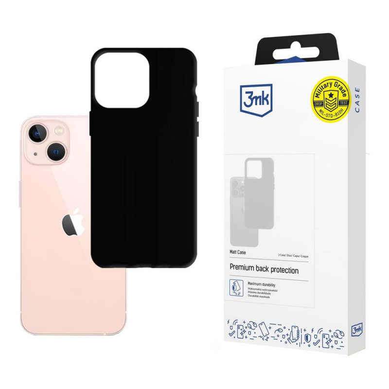 3MK Matt Case do Apple iPhone 14 Plus / 15 Plus, czarny