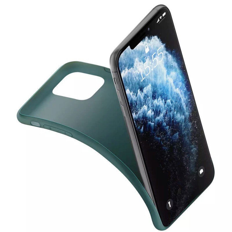 3MK Matt Case do Apple iPhone 14 Plus / 15 Plus, ciemnozielony