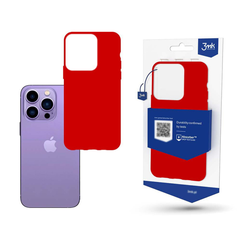 Etui matowe 3MK Matt Case 3MK4050 do Apple iPhone 14 Pro Max, czerwone
