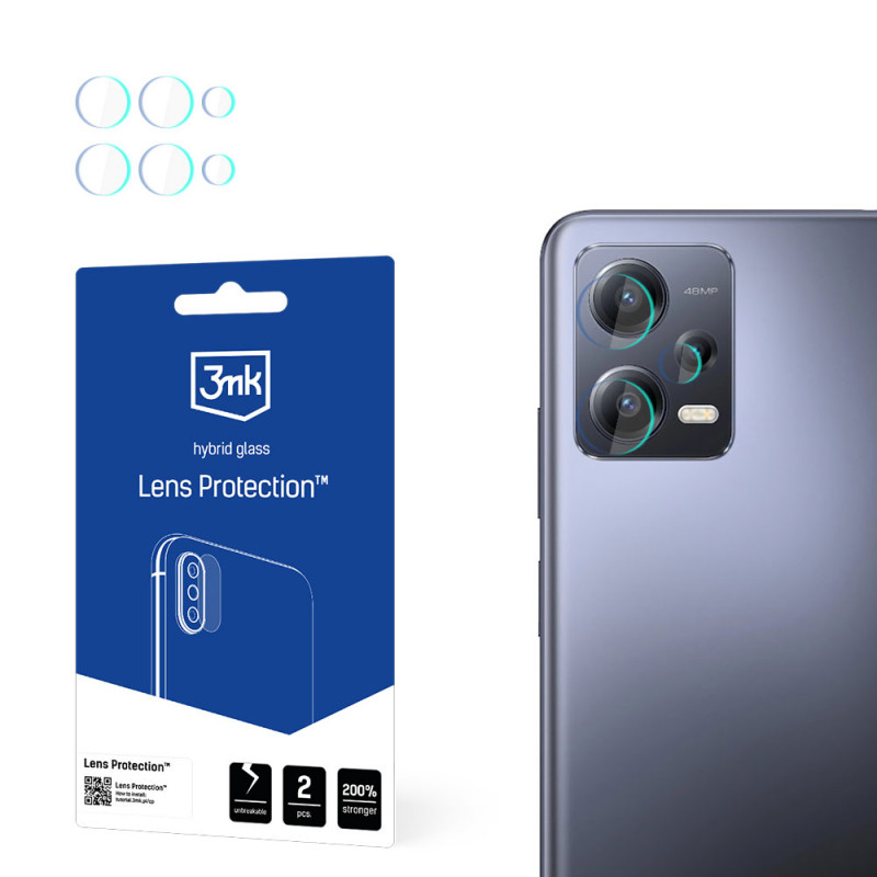 3MK Lens Protect 3MK4796 ochraniacz na obiektyw aparatu do Xiaomi Redmi Note 12 Pro / Pro+ (4 szt.)