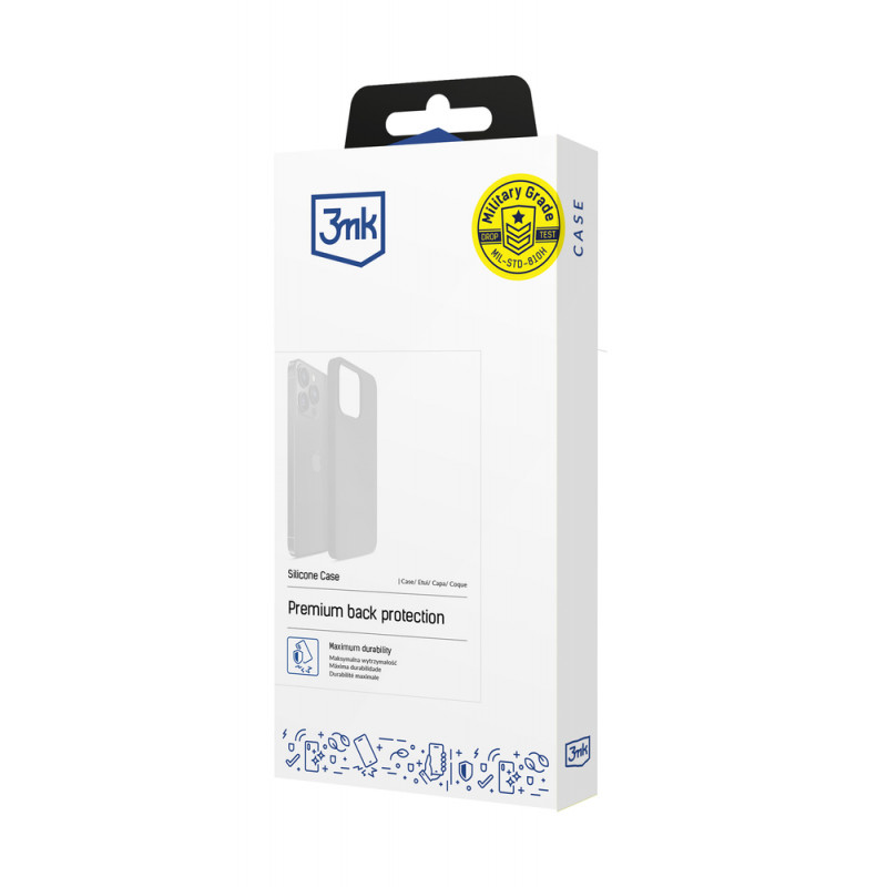 3MK Silicone Case do Samsung Galaxy A24 4G, czarny