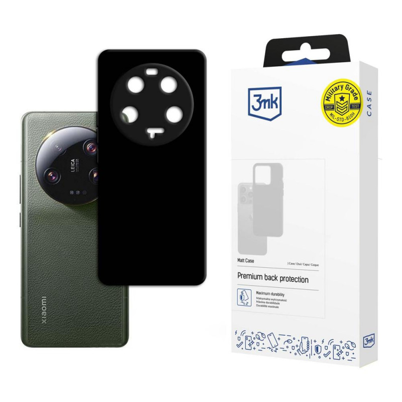 Etui matowe 3MK Matt Case 3MK4939 do Xiaomi 13 Ultra 5G, czarne