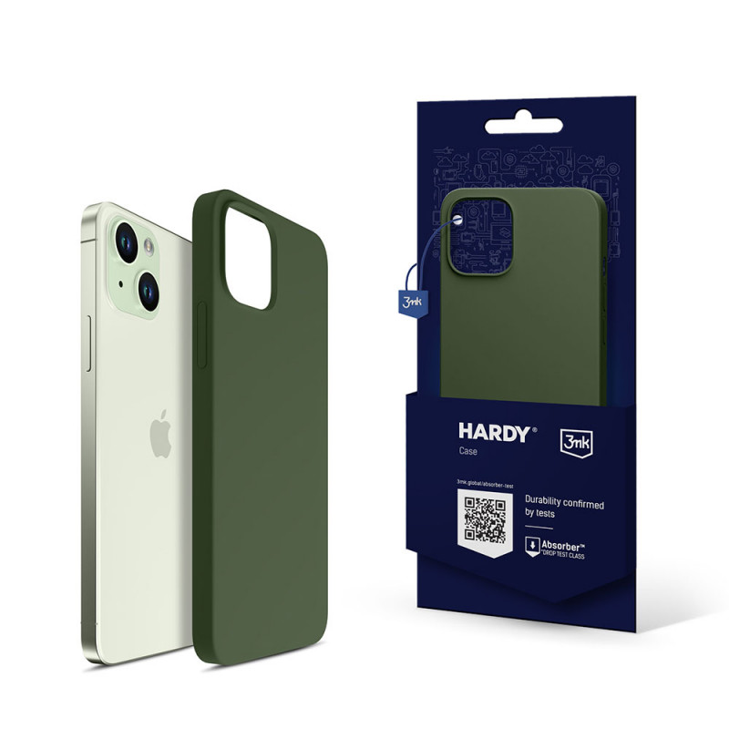 3MK Hardy Case MagSafe do Apple iPhone 15 Plus / 14 Plus, alpine green