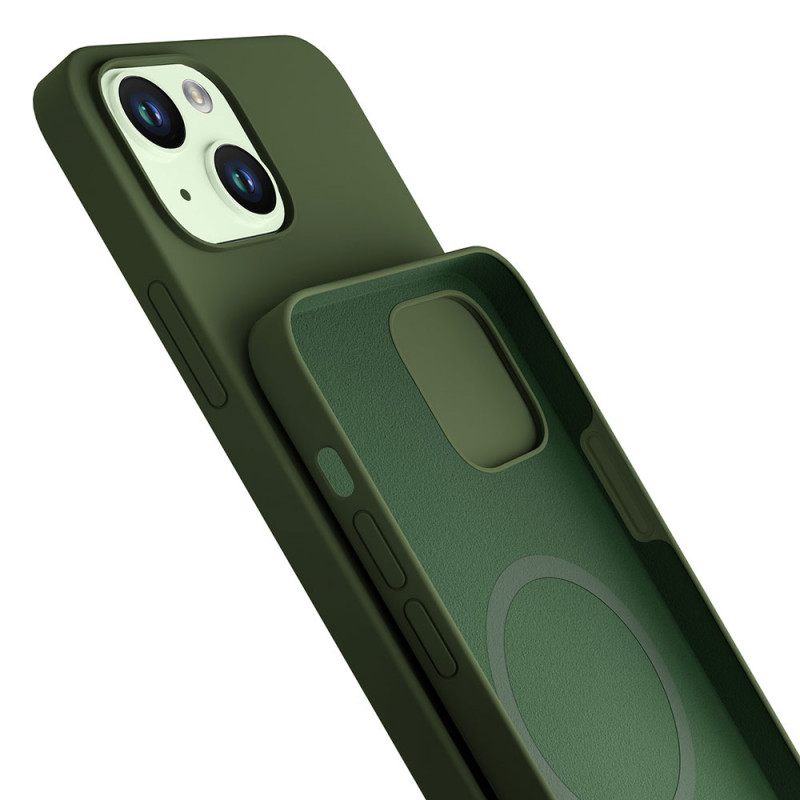 3MK Hardy Case MagSafe do Apple iPhone 15 Plus / 14 Plus, alpine green