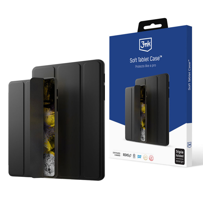 Etui na tablet 3MK Soft Tablet Case 3MK4990 do Apple iPad 10.2" 2019/2020/2021 (7., 8., 9. generacji), czarny