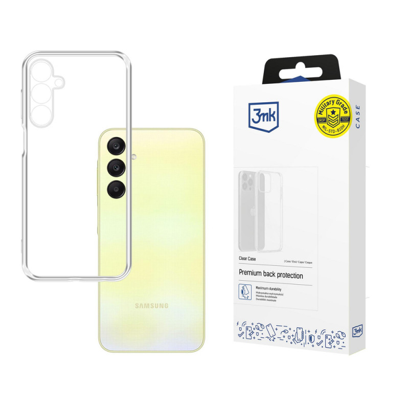 Etui 3MK Clear Case do Samsung Galaxy A25 5G, przezroczyste