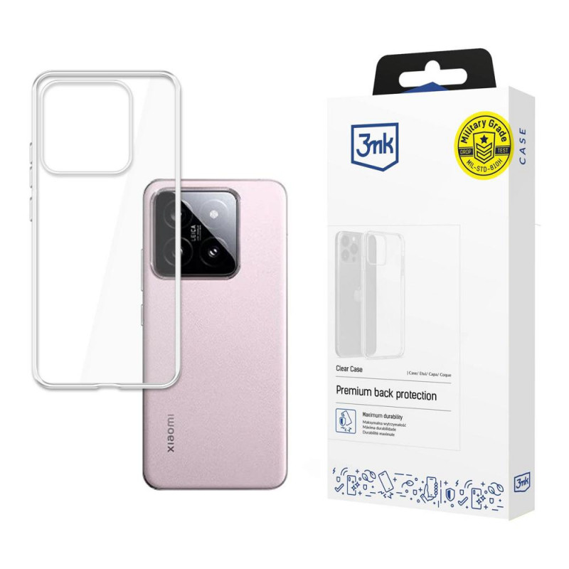 Etui 3MK Clear Case 3MK5490 do Xiaomi 14, przezroczyste