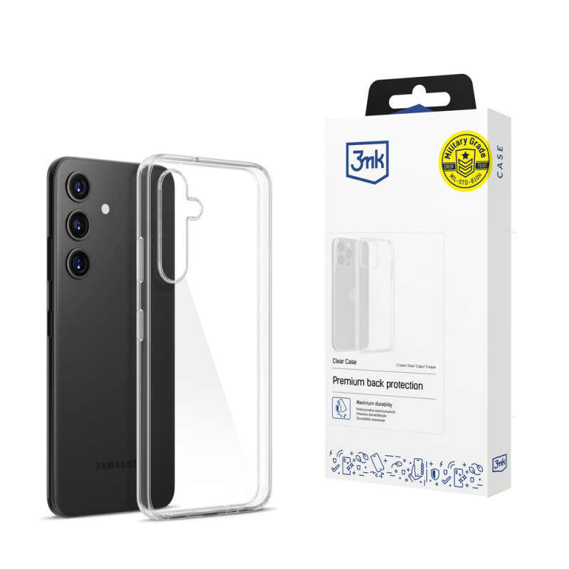 Etui 3MK Clear Case 3MK15856 do Samsung Galaxy S24, przezroczyste