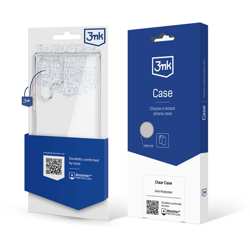 Etui 3MK Clear Case do Samsung Galaxy S24 Ultra, przezroczyste