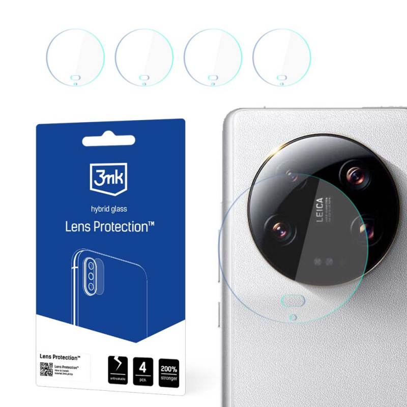 Szkło ochronne na obiektyw aparatu 3MK Lens Protection do Xiaomi 14 Ultra (4 szt.)